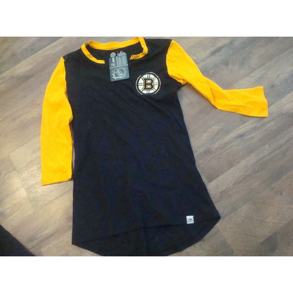 WOMENS BOSTON BRUINS‎  sz SMALL  SHIRT DEADSTOCK  VINTAGE TT3